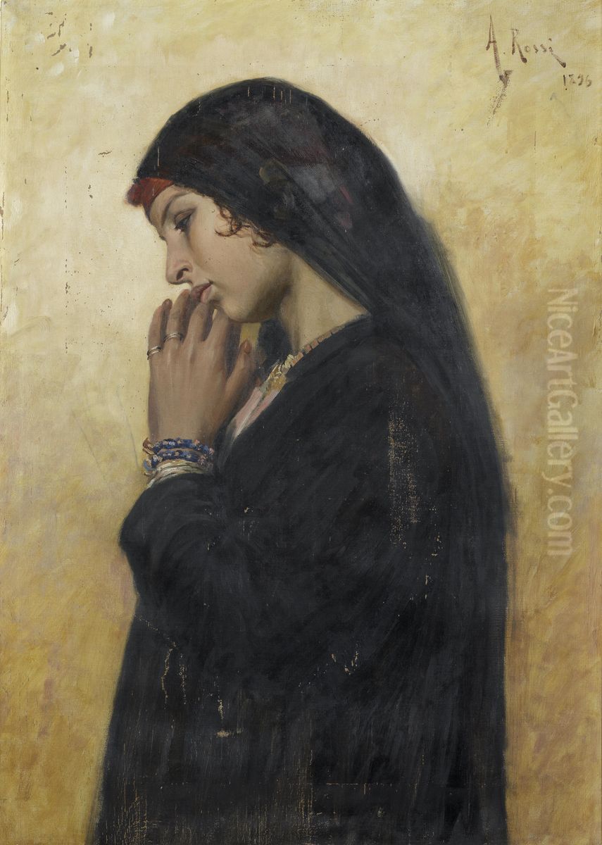 Reflection Oil Painting by Alexander Mark Rossi