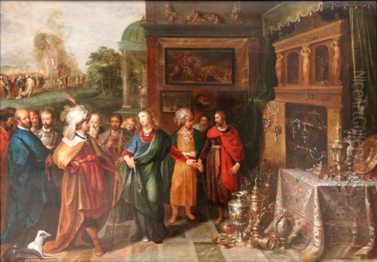 L'histoire de Cresus et de Solon Oil Painting by Frans Francken the Younger L'histoire de Cresus et de Solon Oil Painting by Frans Francken the Younger