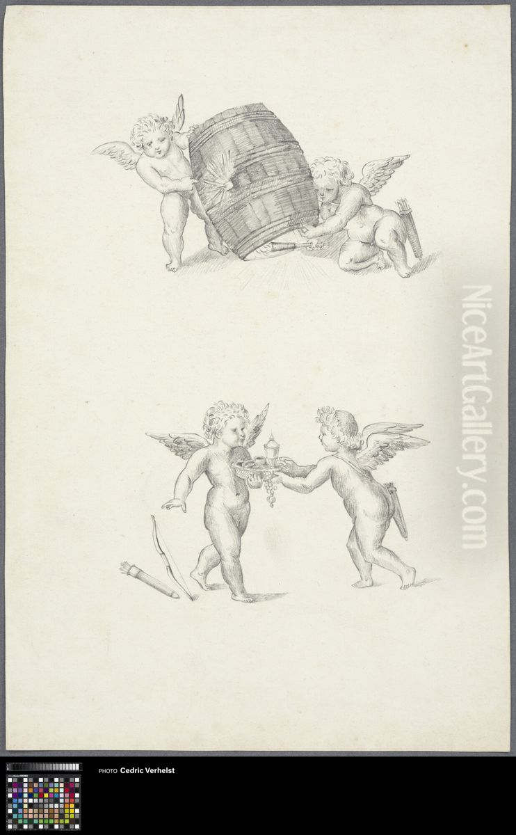 Two Scenes with Cupids Oil Painting by Musea Brugge