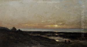 Low tide near Villerville