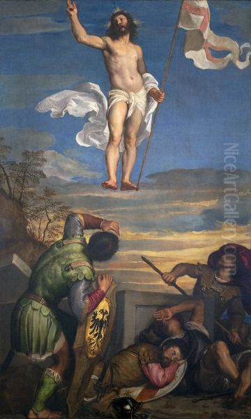 Resurrection of Christ Oil Painting by Titian