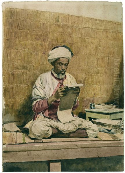 The Scholar Oil Painting by unknown