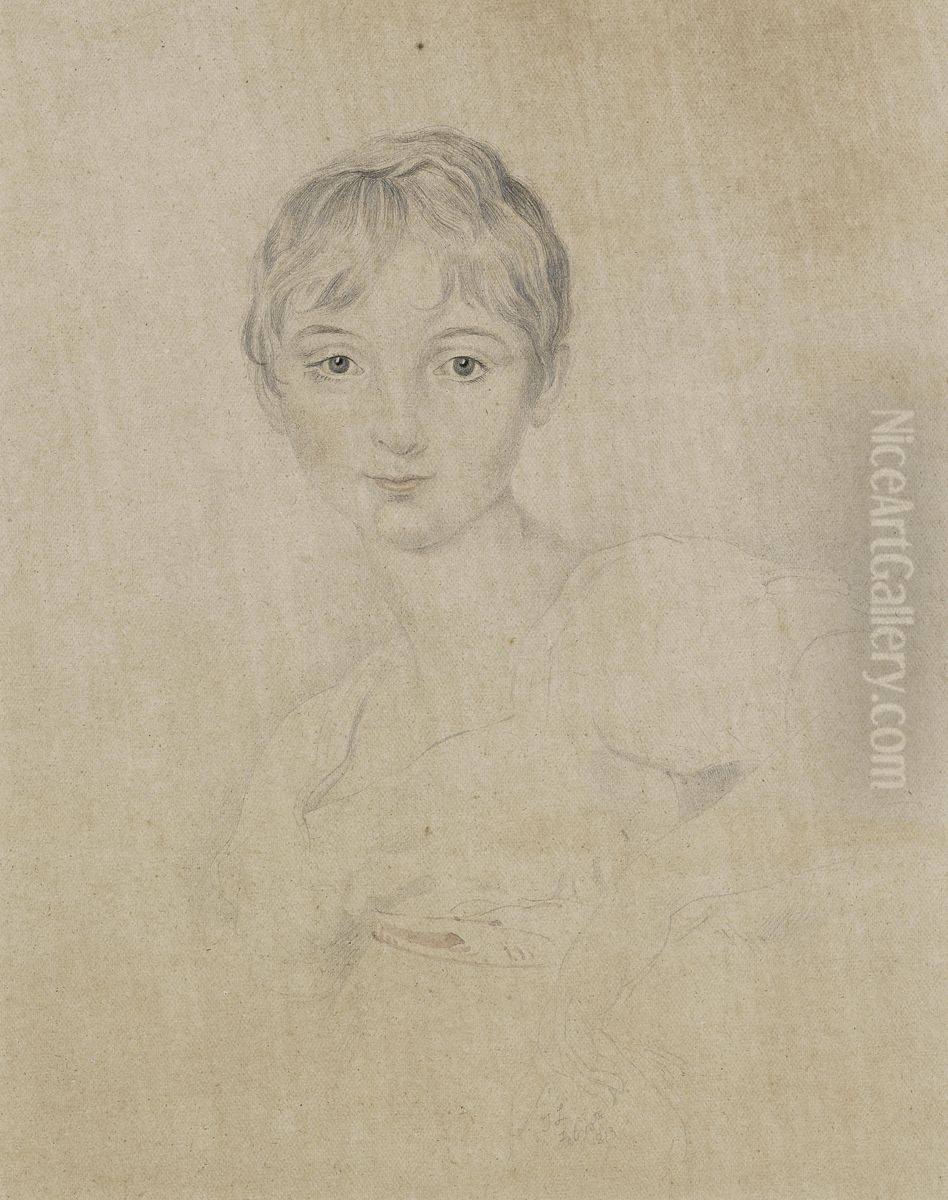 Portrait of Miss Lucy Meredith Oil Painting by Thomas Lawrence