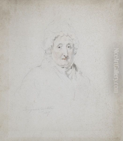 Portrait of Margaret Carpenter Oil Painting by Thomas Lawrence