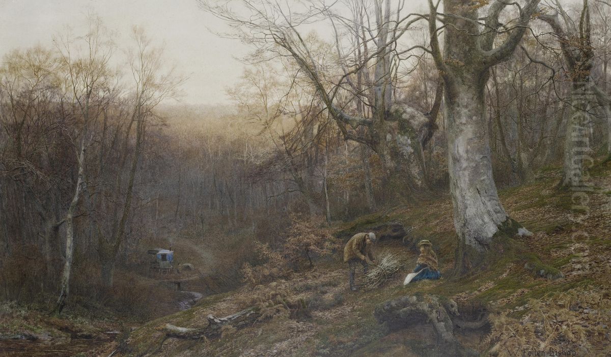 The wood gatherer Oil Painting by unknown