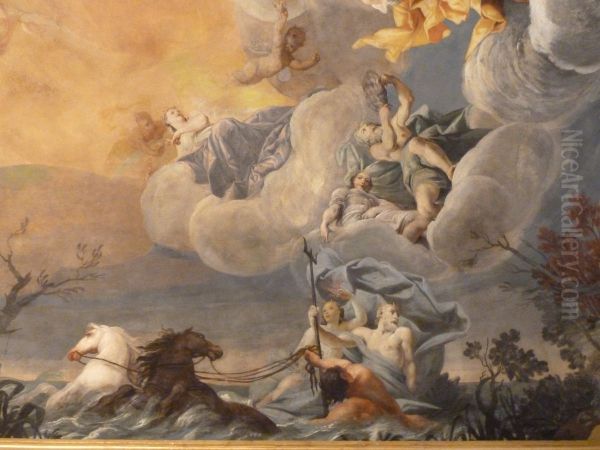 The Olymp Oil Painting by Giuseppe Maria Crespi