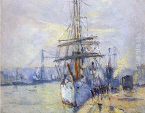 Le Pourquoi Pas du commandant Charcot dans le port de Rouen