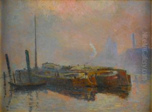 Peniches dans la brume