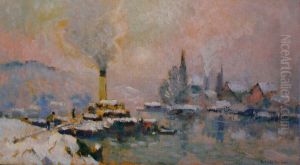 L'ile Lacroix en hiver