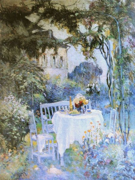 The Garden Oil Painting by Robert Antoine Pinchon