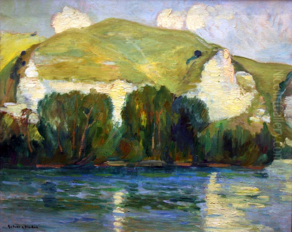 Cliffs of Belbeuf Oil Painting by Robert Antoine Pinchon