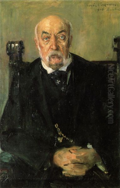 Portrat des Gross-Logenmeisters Zollner Oil Painting by Lovis (Franz Heinrich Louis) Corinth
