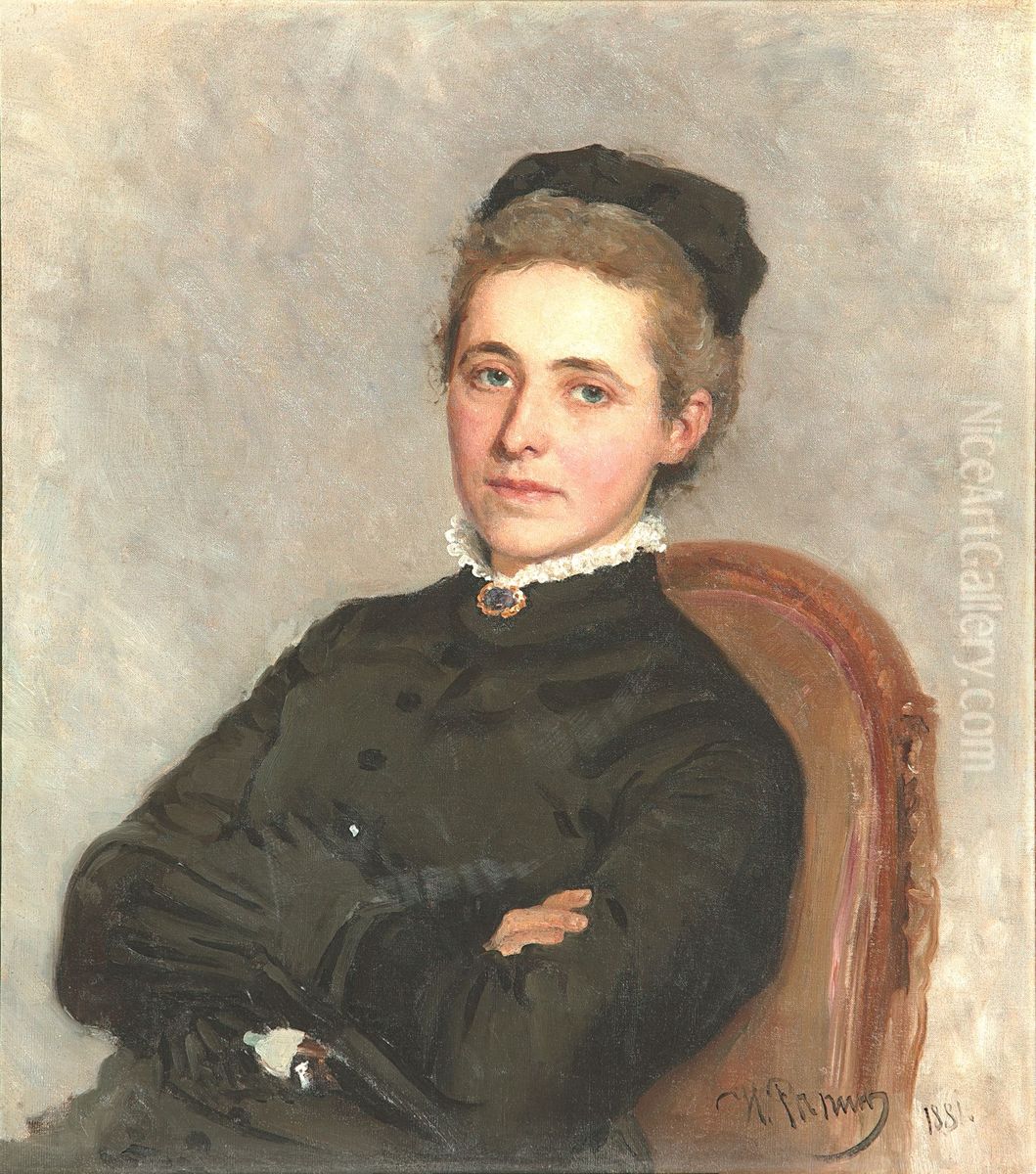 <<Delt va Yulia Bogdanovna Repman>> Oil Painting by Repin Iliya <<Delt va Yulia Bogdanovna Repman>> Oil Painting by Repin Iliya