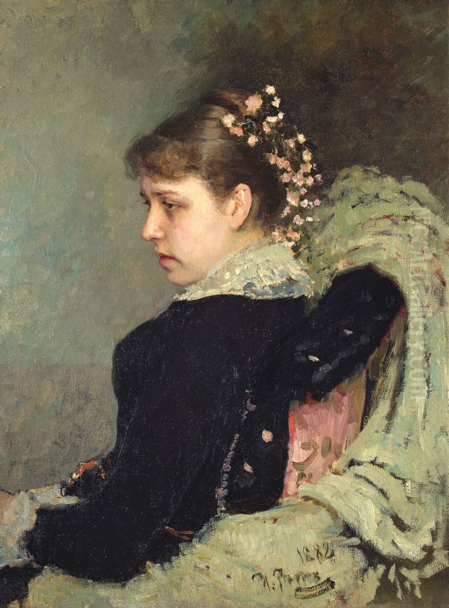 <<Delt va Tatyana Anatolyevna Mamontova>> Oil Painting by Repin Iliya <<Delt va Tatyana Anatolyevna Mamontova>> Oil Painting by Repin Iliya