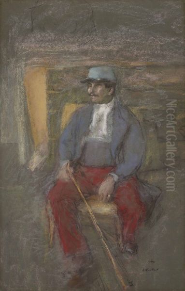 Lucien Grandjean Oil Painting by Edouard Vuillard