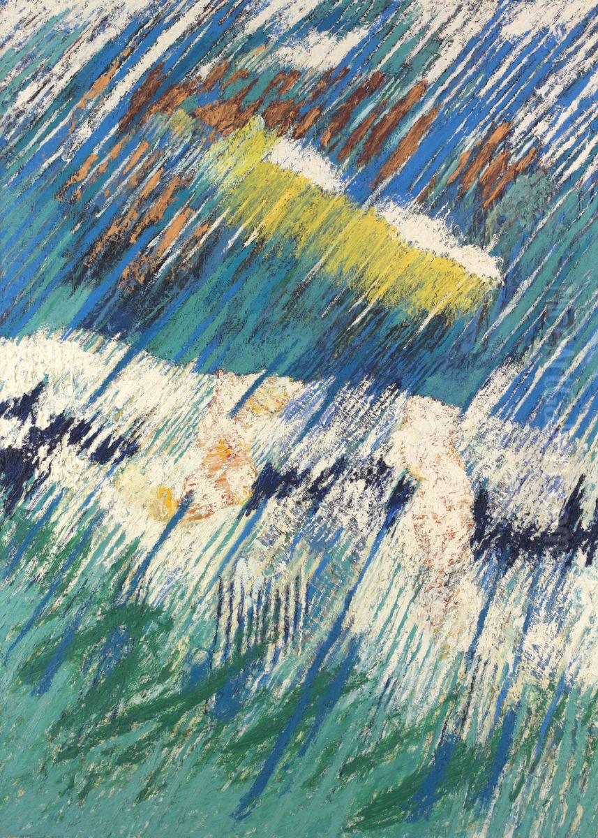 Heavy weather I Oil Painting by Otakar Slavik