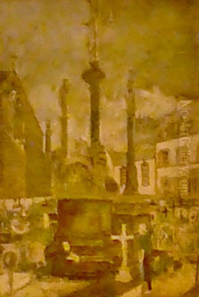Le calvaire de Guengat Oil Painting by Max Jacob