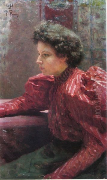 <<Delt va N-I- Repina>> Oil Painting by Repin Iliya