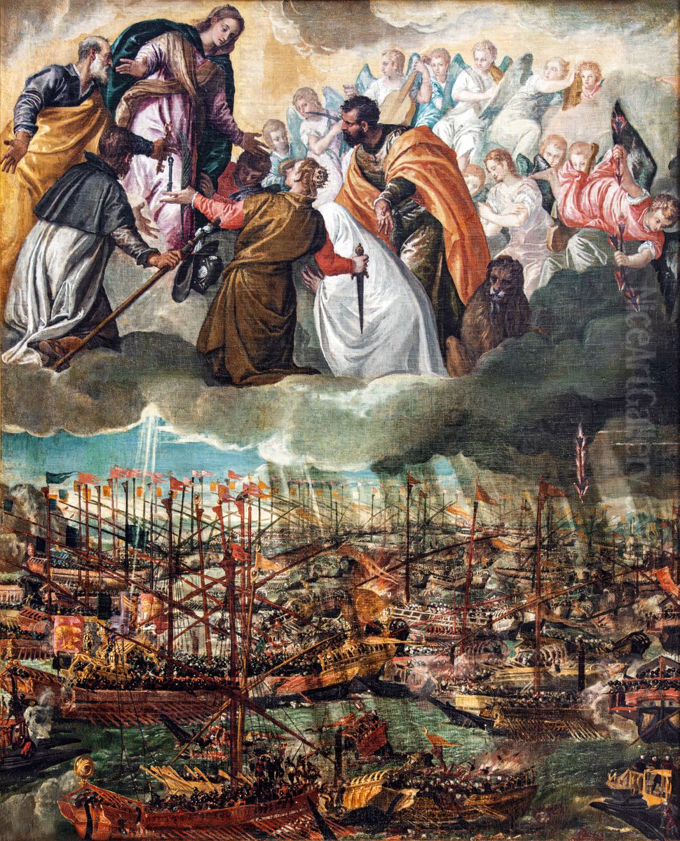 Allegory of the Battle of Lepanto Oil Painting by Paolo Veronese (Caliari)