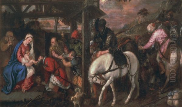 Adorazione dei Magi Oil Painting by Titian