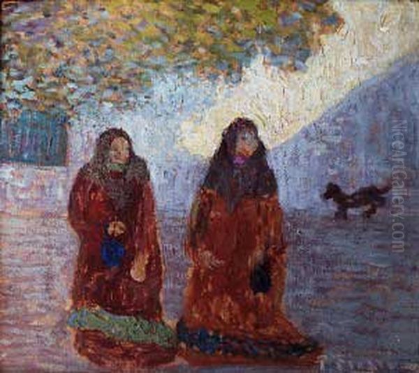 1Mira_Genoveva Oil Painting by unknown