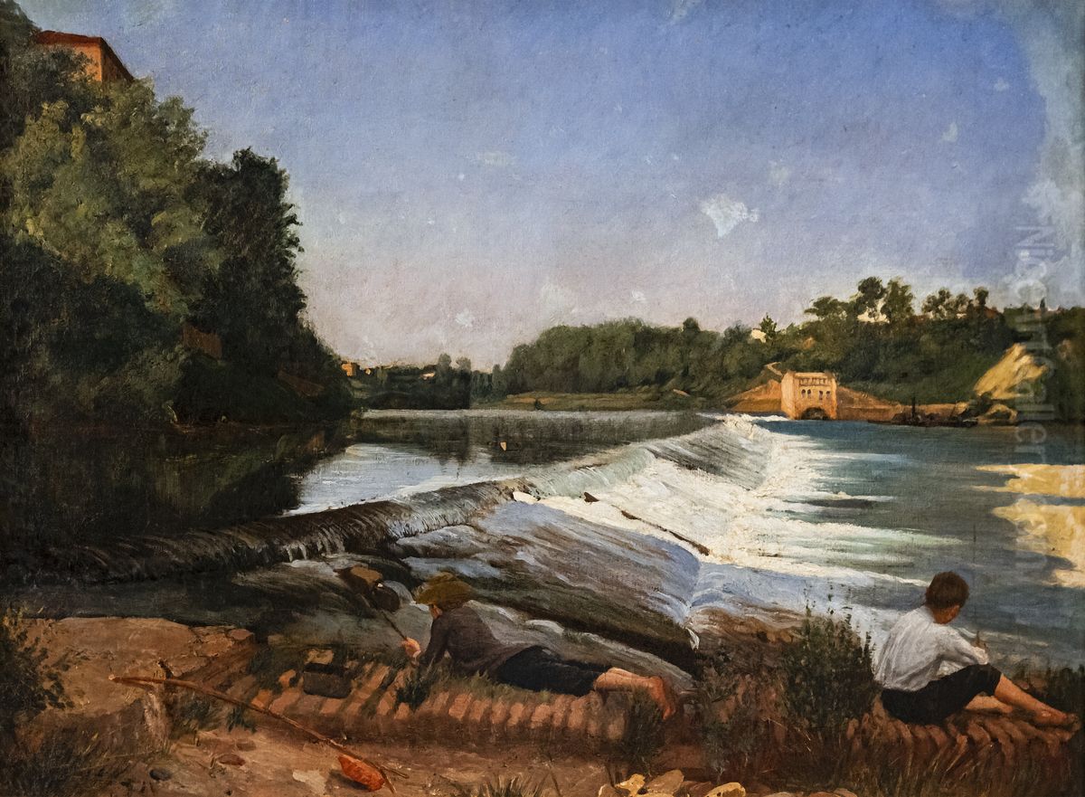 Causeway ofRabastens Oil Painting by Paul Prouho