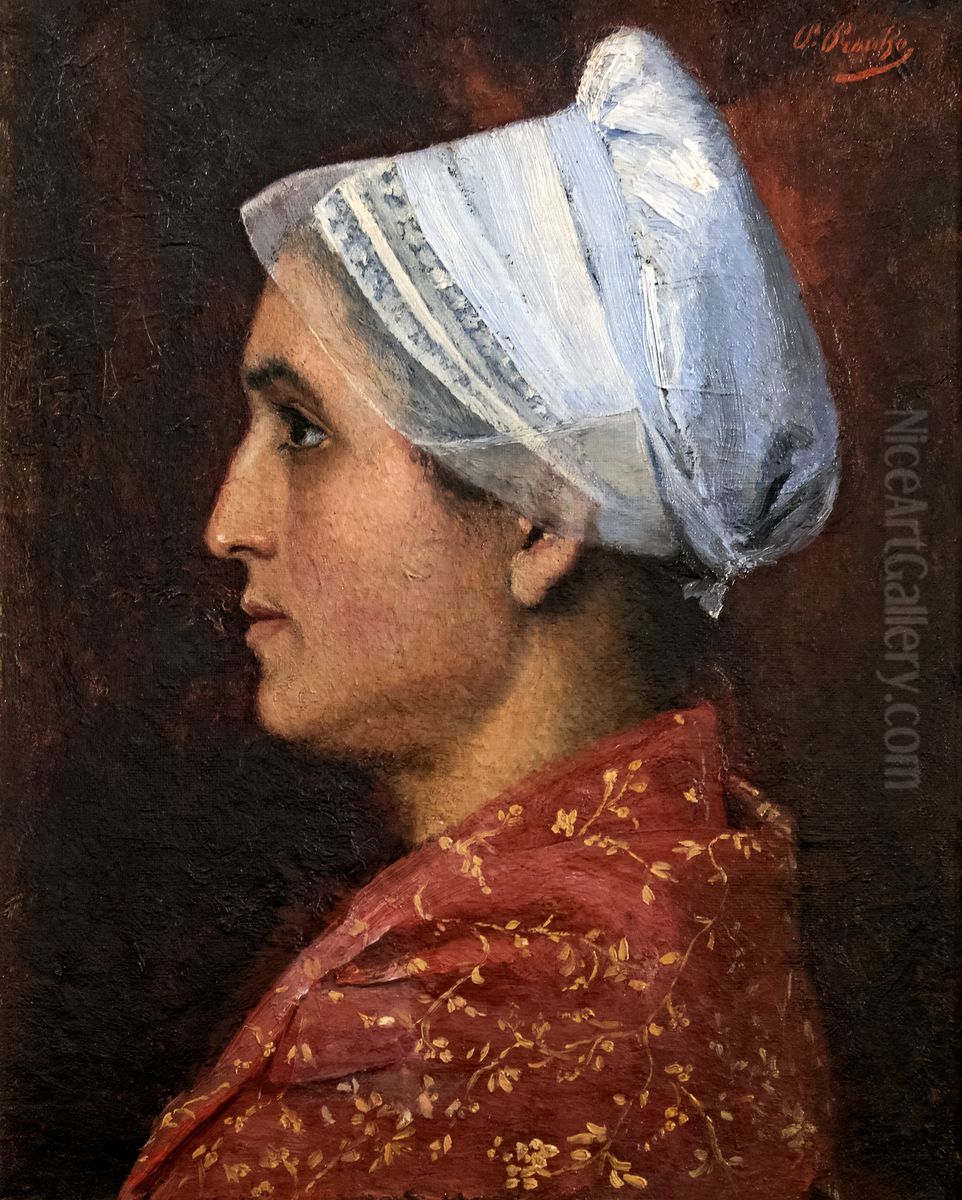 Une rabastinoise avec Lo Nebadis Oil Painting by Paul Prouho