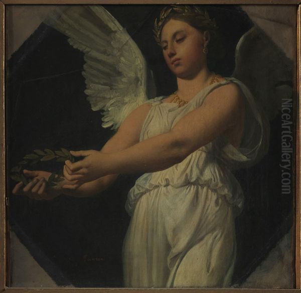 <<Vayaks ta tulorara va Omeros>> Oil Painting by Jean Auguste Dominique Ingres