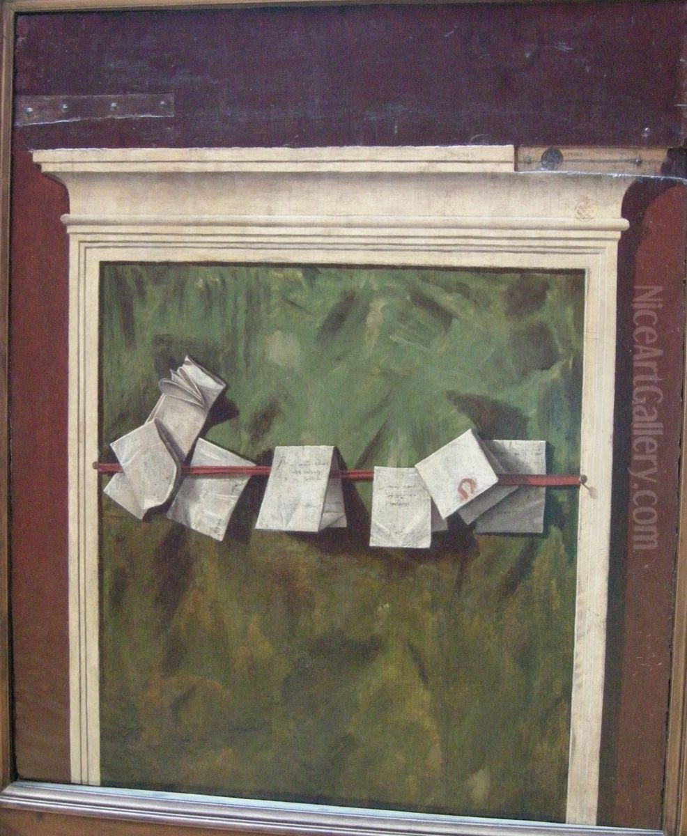Letter Rack Oil Painting by Vittore Carpaccio