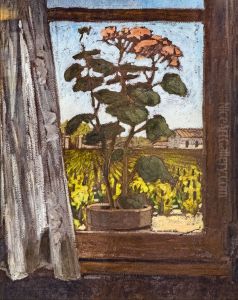 Rosebush and vines at Touny-les Roses