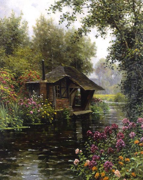 A Beaumont-le-Roger Oil Painting by Louis Aston Knight