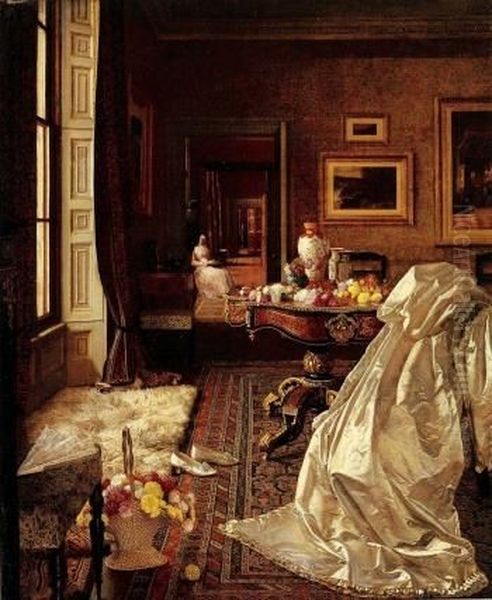 A Coming Event Oil Painting by unknown