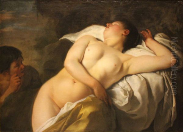 Cimon and Elegenia Oil Painting by Jan Gerritsz van Bronckhorst