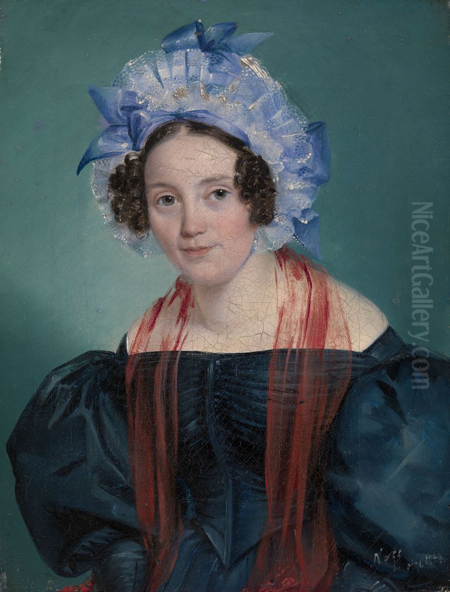 Portrait of a Countess Oil Painting by Carl Timoleon von Neff