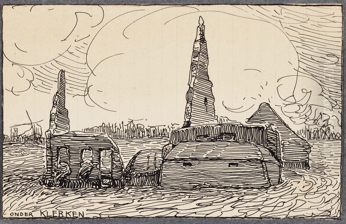 Ypres Remember Oil Painting by Alfred Ost