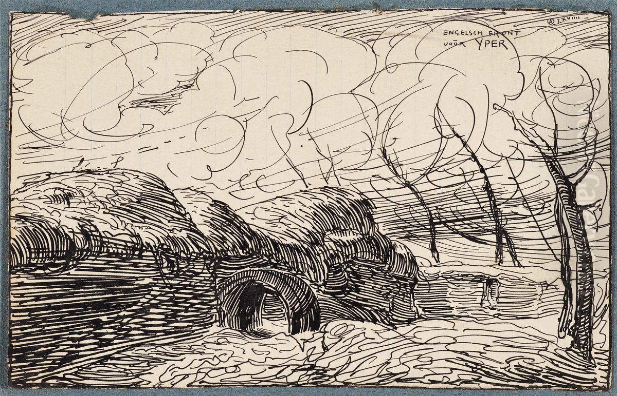 Ypres Remember Oil Painting by Alfred Ost