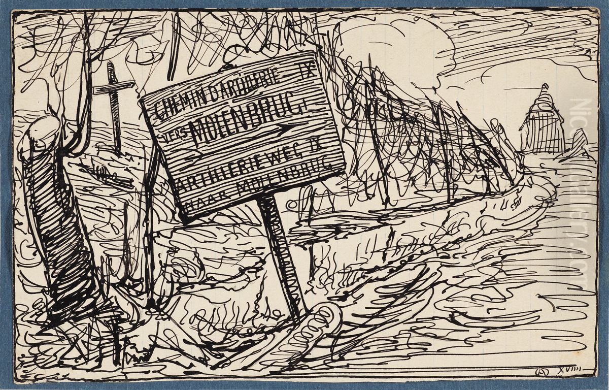 Ypres Remember Oil Painting by Alfred Ost