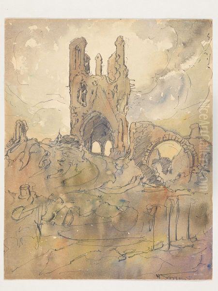 Ypres Remember Oil Painting by Alfred Ost