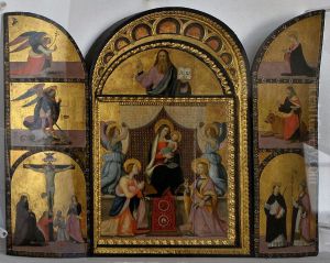 Glorification of the Virgin, triptych