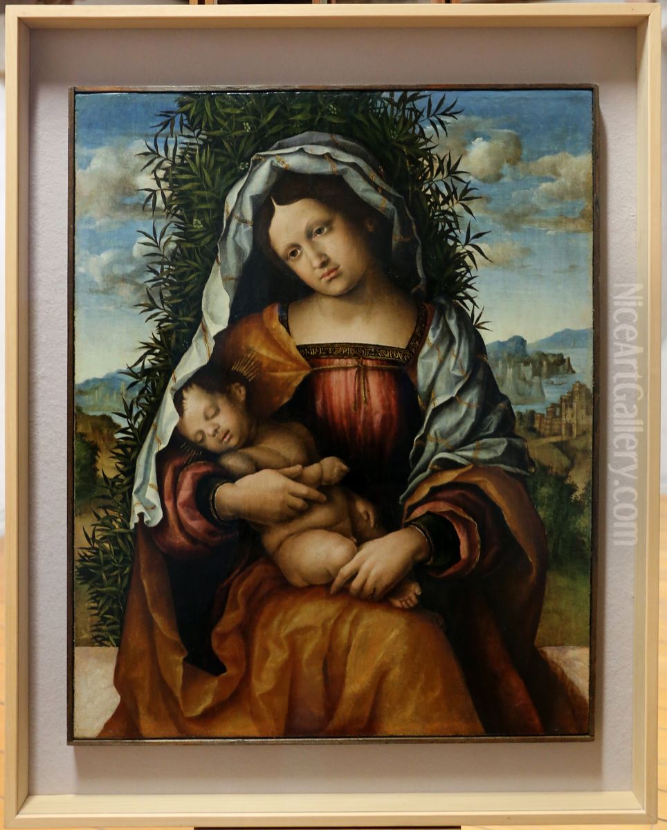 Madonna dei Gelsomini Oil Painting by Niccolo Giolfino Madonna dei Gelsomini Oil Painting by Niccolo Giolfino