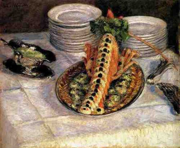 <<Yalestaca dem warmoletra>> Oil Painting by Gustave Caillebotte