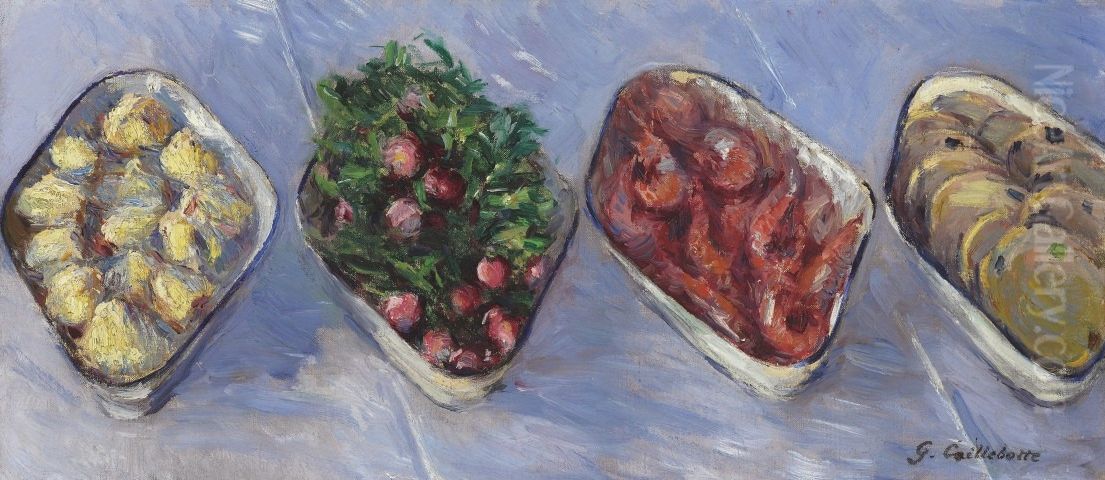 Hors d'oeuvre Oil Painting by unknown