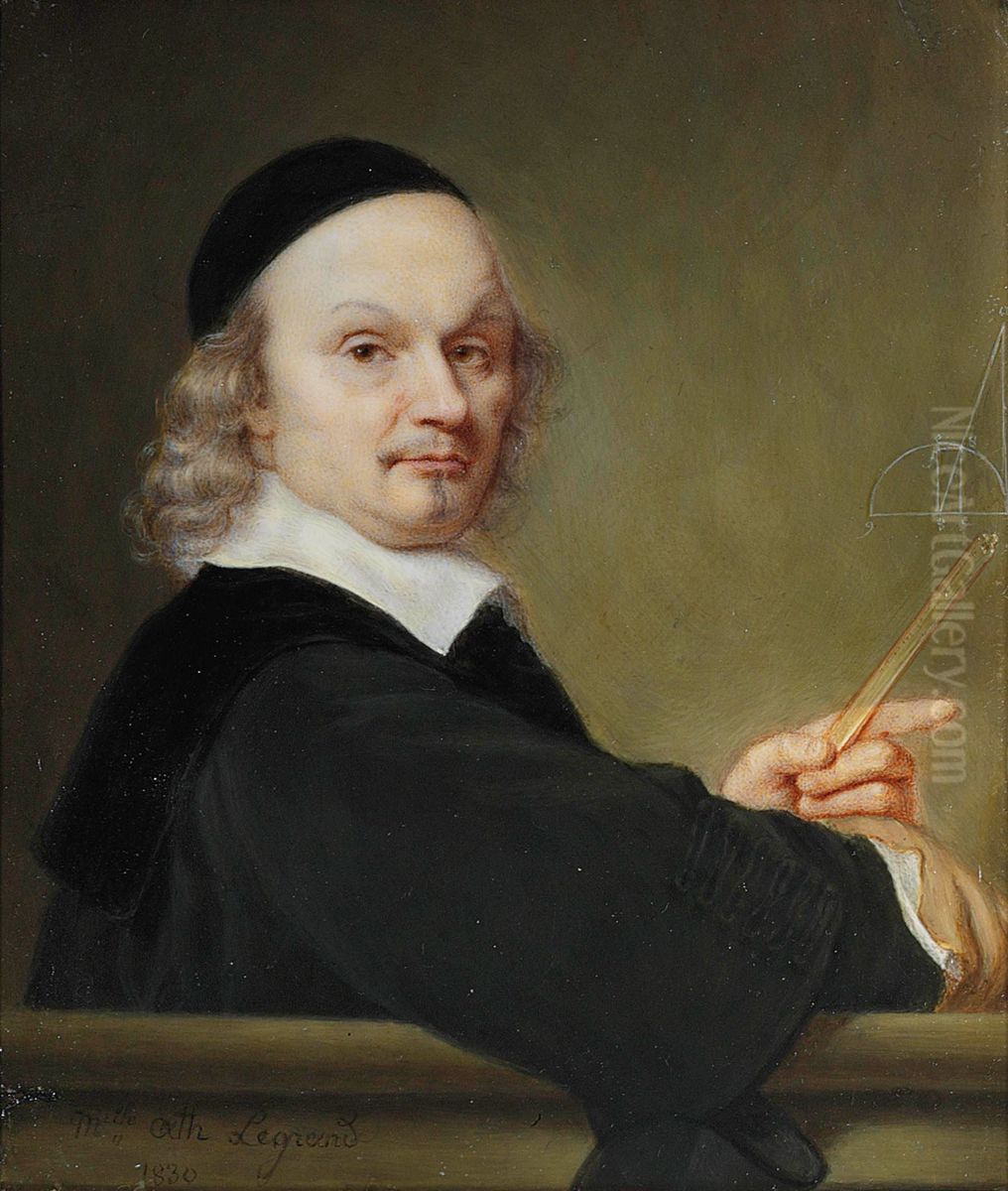 Portrait of a Mathematician Oil Painting by Athalante Legrand
