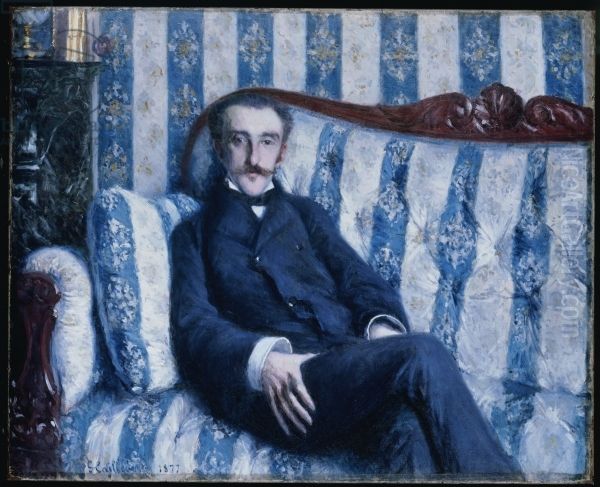 Portrait de Monsieur R Oil Painting by Gustave Caillebotte