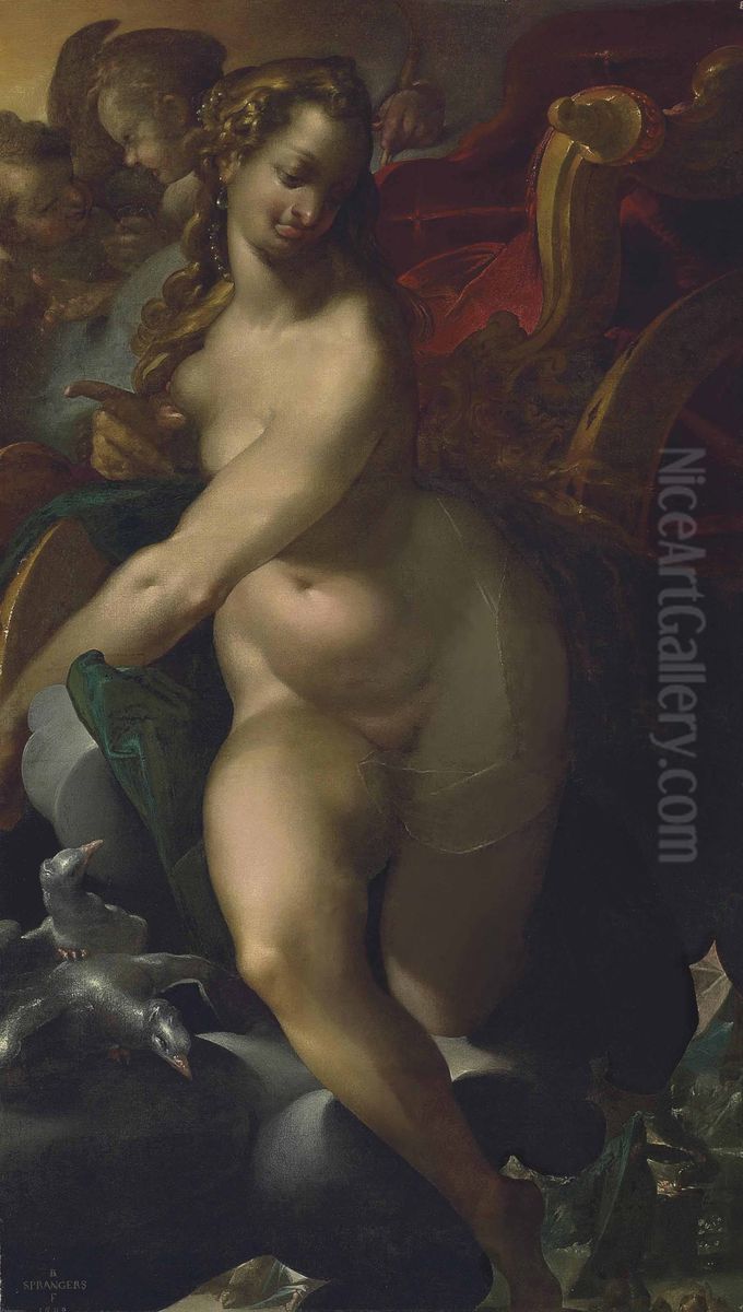 The Triumph of Venus Oil Painting by Bartholomeus Spranger