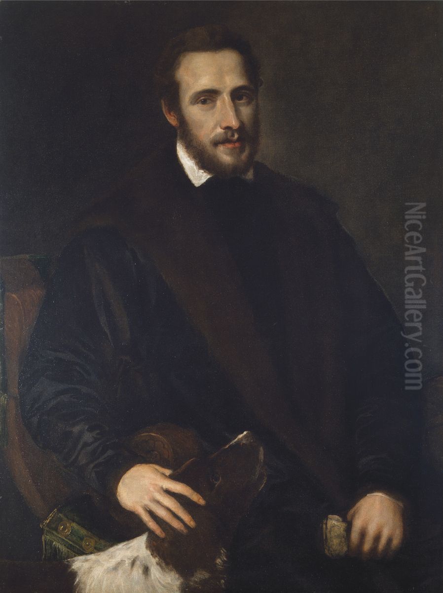 Possible portrait of Giovanni d'Anna Oil Painting by Titian Possible portrait of Giovanni d'Anna Oil Painting by Titian
