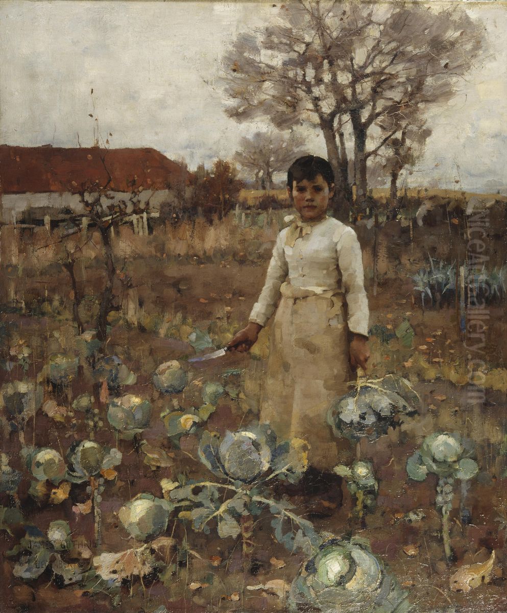 A Hind's Daughter Oil Painting by James Guthrie
