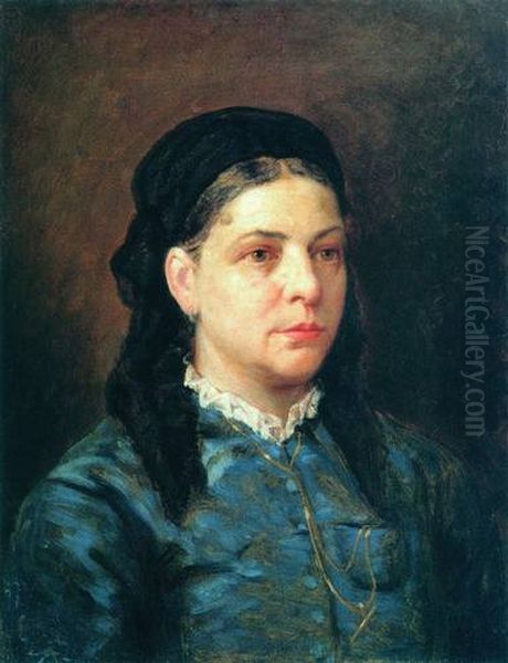 Portrait of the G.F. Vasil'kovoy Oil Painting by Alexei Korzukhin