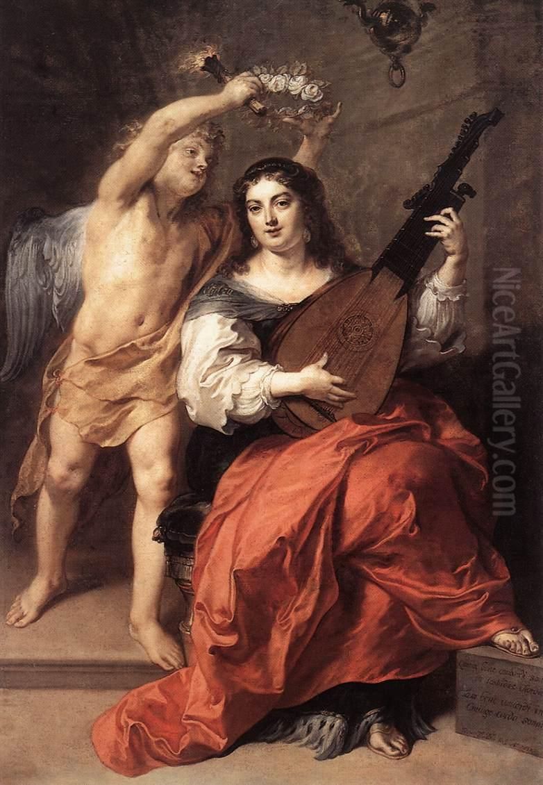 Harmony and Marriage Oil Painting by Theodoor van Thulden