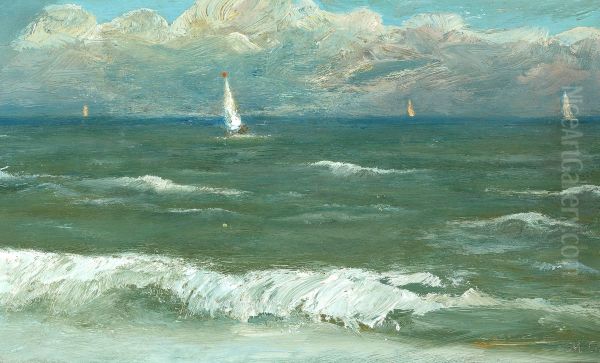 Sommerdag paa Havet ved Skagen. Oil Painting by Michael Peter Ancher